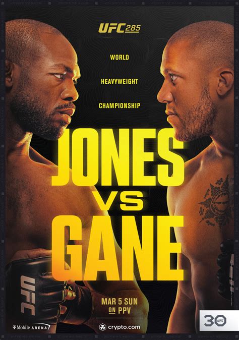 Jon Jones vs. Ciryl Gane, UFC 285 .